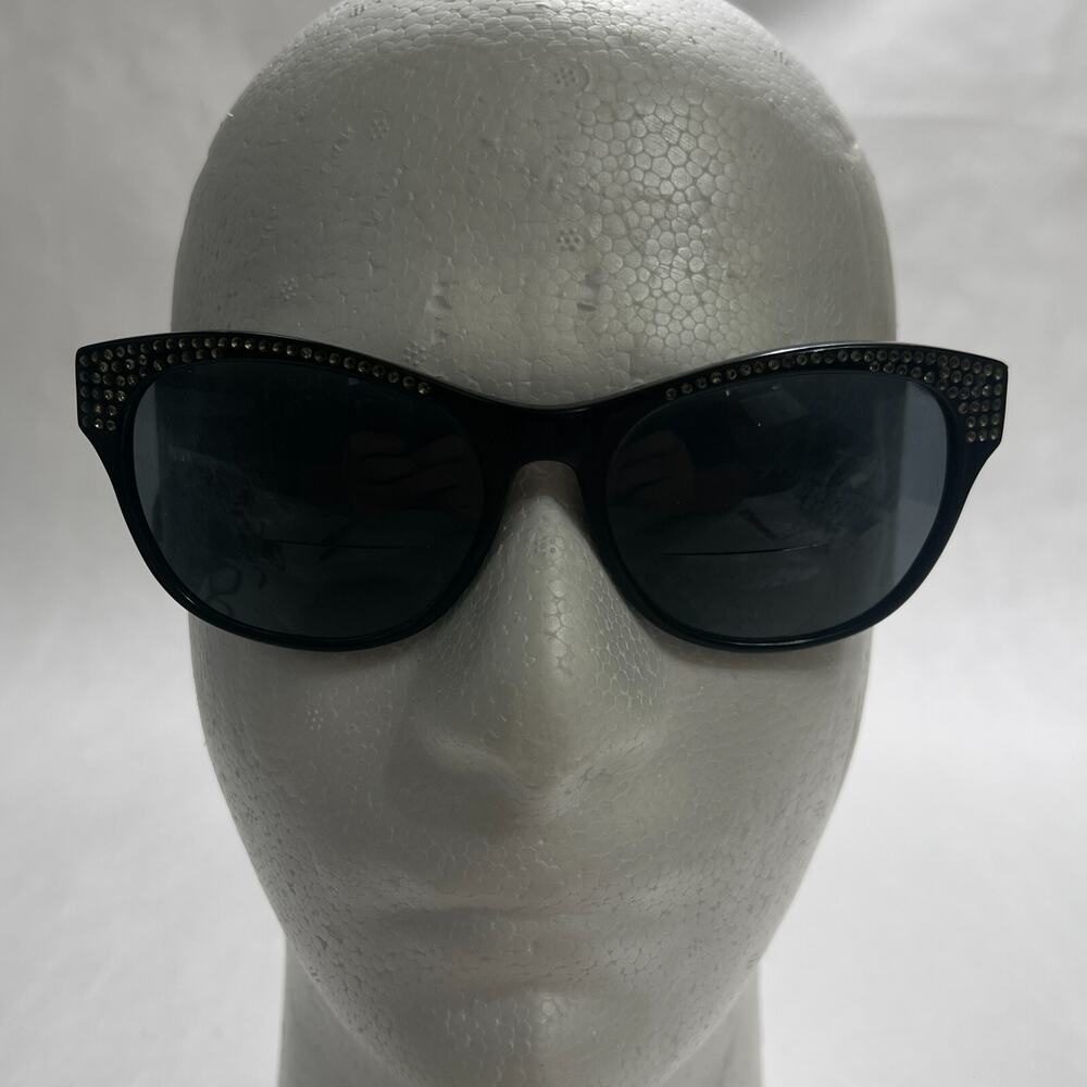 BCBG MAXAZRIA Sunglasses Frames Only Black Glitter 56-17-135